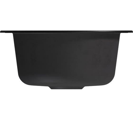 Мойка MIXLINE ml-gm13 круглая, ультра-черная (344), 495мм (глуб. чаши 200) new 551898