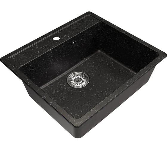 Мойка MIXLINE ml-gm15 черная (308), 550x490x200мм new 551914