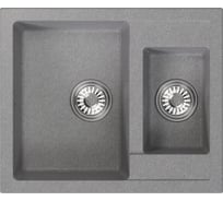 Мойка MIXLINE ml-gm21 двухчашевая, графит (342), 600x485x190мм new 552018