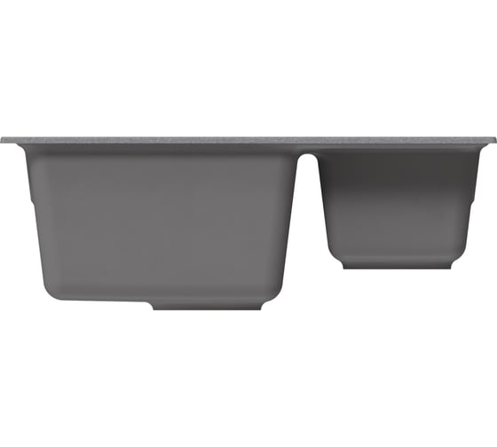 Мойка MIXLINE ml-gm21 двухчашевая, графит (342), 600x485x190мм new 552018