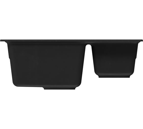 Мойка MIXLINE ml-gm21 двухчашевая, ультра-черная (344), 600x485x190мм new 552020