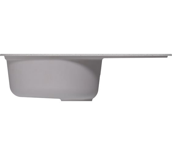 Мойка MIXLINE ml-gm16 овальная с крылом, серая (310), 465x730x180мм new 551928