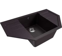 Мойка MIXLINE ml-gm24 угловая с крылом, шоколад (345), 790x490x200мм new 552061