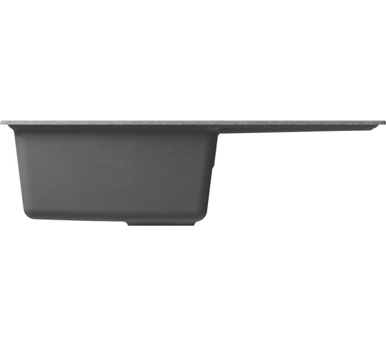 Мойка MIXLINE ml-gm31 с крылом, графит (342), 770x500x190мм new 552195