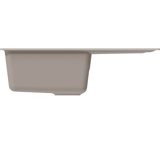 Мойка MIXLINE ml-gm19 с крылом, белая (331), 495x750x200мм new 551986