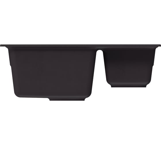 Мойка MIXLINE ml-gm21 двухчашевая, шоколад (345), 500x600x190мм new 552021