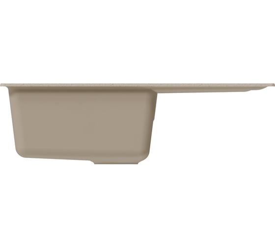 Мойка MIXLINE ml-gm19 с крылом, бежевая (328), 495x750x200мм new 551985