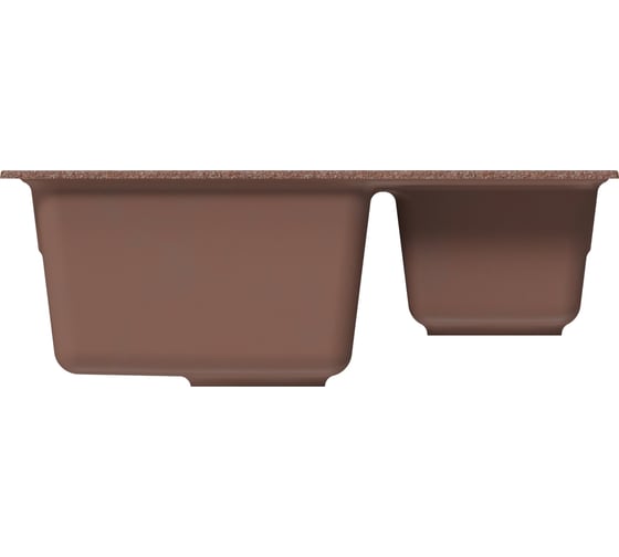 Мойка MIXLINE ml-gm21 двухчашевая, терракотовая (307), 600x485x190мм new 552011