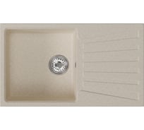 Мойка MIXLINE ml-gm20 с крылом, бежевая (328), 480x830x190мм new 552003