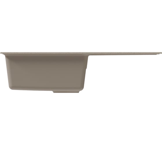 Мойка MIXLINE ml-gm20 с крылом, бежевая (328), 480x830x190мм new 552003