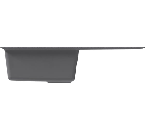 Мойка MIXLINE ml-gm20 с крылом, графит (342), 830x480x190мм new 552006