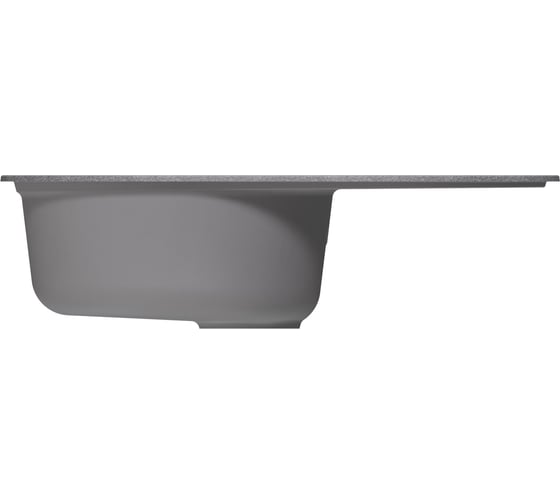 Мойка MIXLINE ml-gm16 овальная с крылом, графит (342), 720x465x180мм new 551932