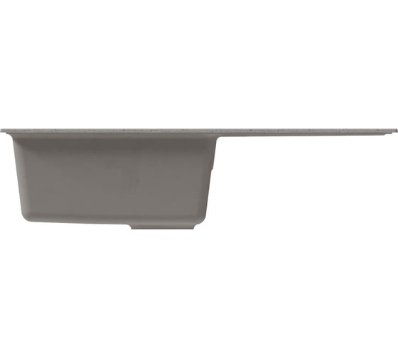Мойка MIXLINE ml-gm20 с крылом, серая (310), 480x830x190мм new 552002