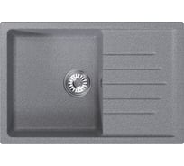Мойка MIXLINE ml-gm19 с крылом, темно-серая (309), 750x495x200мм new 551983