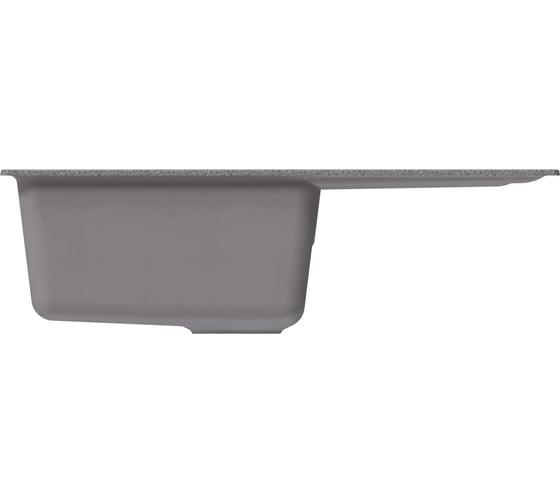 Мойка MIXLINE ml-gm19 с крылом, темно-серая (309), 750x495x200мм new 551983
