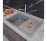Мойка MIXLINE ml-gm19 с крылом, темно-серая (309), 750x495x200мм new 551983 3