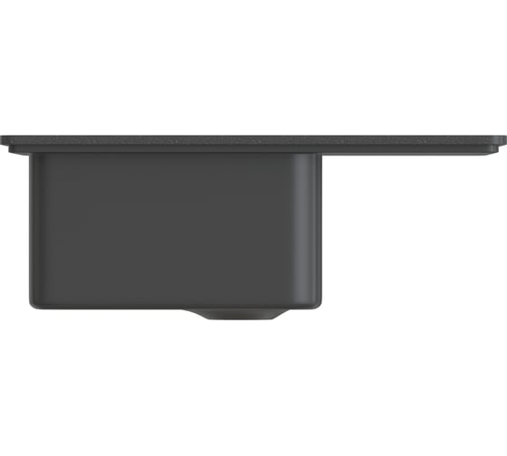 Мойка MIXLINE Ml-gms03 стандарт с крылом, черный 308, 605x490x190 мм 551101