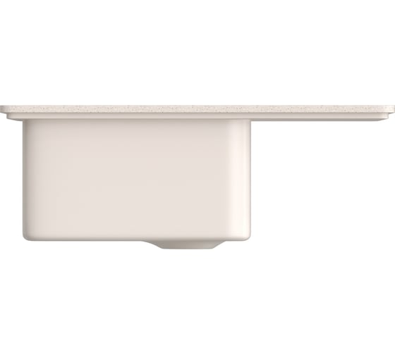 Мойка MIXLINE Ml-gms03 стандарт с крылом, бежевый 328, 605x490x190 мм 551096