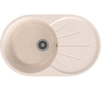 Мойка MIXLINE Ml-gms05 стандарт овальная с крылом, бежевый 328, 735x455x170 мм 551103