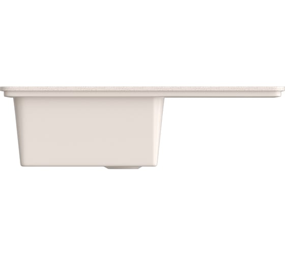 Мойка MIXLINE Ml-gms07 стандарт с крылом, бежевый 328, 750x495x190 мм 551109