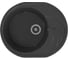Мойка MIXLINE Ml-gms08 стандарт овальная с крылом, черный 308, 570x460x170 мм 551122 1