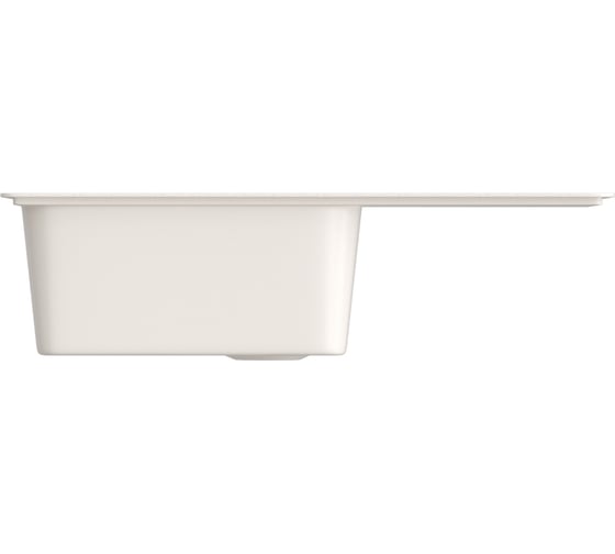 Мойка MIXLINE Ml-gms15 стандарт с крылом, белый 331, 640x505x185 мм 551145