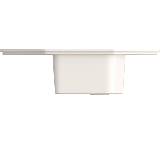 Мойка MIXLINE Ml-gms17 стандарт угловая с крылом, белый 331, 780x485x190 мм 551152