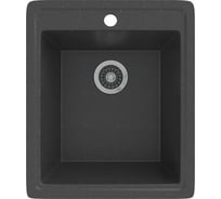 Мойка MIXLINE Ml-gms18 стандарт прямоугольная, черный 308, 415x490x190 мм 551164