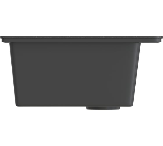 Мойка MIXLINE Ml-gms18 стандарт прямоугольная, черный 308, 415x490x190 мм 551164