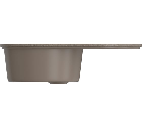 Мойка MIXLINE ML-GMS05 стандарт овальная с крылом, терракот 307, 735x455x170 мм 551107
