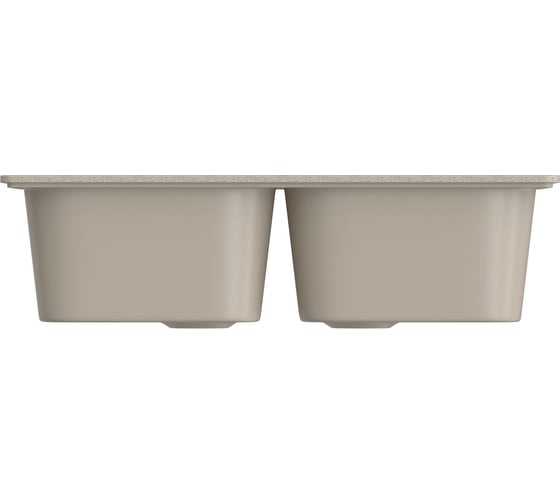 Мойка MIXLINE ML-GMS12 стандарт двухчашевая, терракот 307, 780x495x190 мм 551130