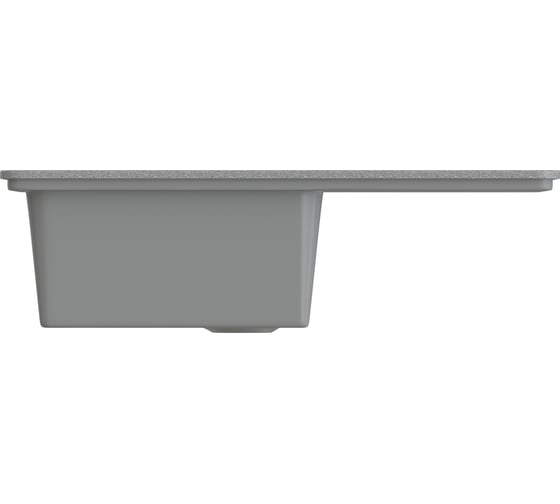 Мойка MIXLINE ML-GMS07 стандарт с крылом, темно-серый 309, 750x495x190 мм 551113