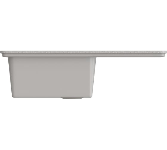Мойка MIXLINE ML-GMS07 стандарт с крылом, светло-серый 310, 750x495x190 мм 551112
