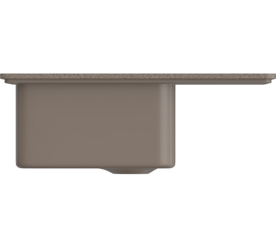 Мойка MIXLINE ML-GMS03 стандарт с крылом, терракот 307, 605x490x190 мм 551100