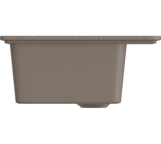 Мойка MIXLINE ML-GMS10 стандарт прямоугольная, терракот 307, 460x505x190 мм 551129