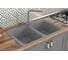 Мойка MIXLINE ML-GMS12 стандарт двухчашевая, светло-серый 310, 780x495x190 мм 551134 4