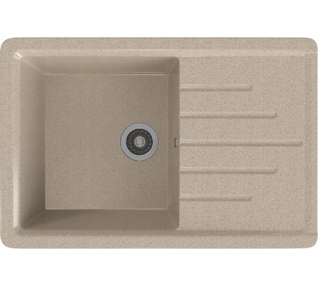 Мойка MIXLINE ML-GMS07 стандарт с крылом, песочный 302, 750x495x190 мм 551111