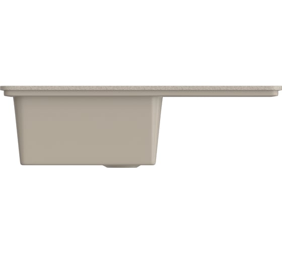 Мойка MIXLINE ML-GMS07 стандарт с крылом, песочный 302, 750x495x190 мм 551111