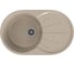 Мойка MIXLINE ML-GMS05 стандарт овальная с крылом, песочный 302, 735x455x170 мм 551104 1