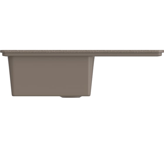 Мойка MIXLINE ML-GMS07 стандарт с крылом, терракот 307, 750x495x190 мм 551114
