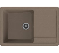 Мойка MIXLINE ML-GMS15 стандарт с крылом, терракот 307, 640x505x185 мм 551149