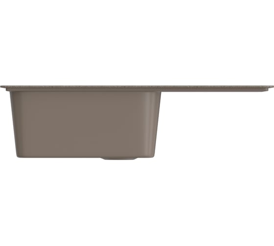 Мойка MIXLINE ML-GMS15 стандарт с крылом, терракот 307, 640x505x185 мм 551149