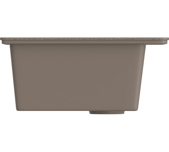 Мойка MIXLINE ML-GMS18 стандарт прямоугольная, терракот 307, 415x490x190 мм 551163
