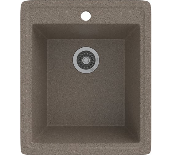 Мойка MIXLINE ML-GMS18 стандарт прямоугольная, терракот 307, 415x490x190 мм 551163