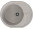 Мойка MIXLINE ML-GMS08 стандарт овальная с крылом, светло-серый 310, 570x460x170 мм 551119 1