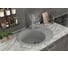 Мойка MIXLINE ML-GMS08 стандарт овальная с крылом, светло-серый 310, 570x460x170 мм 551119 4