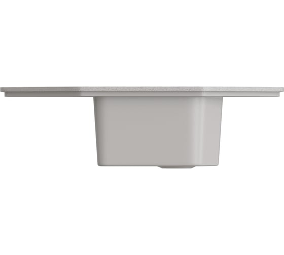 Мойка MIXLINE ML-GMS17 стандарт угловая с крылом, светло-серый 310, 780x485x190 мм 551155