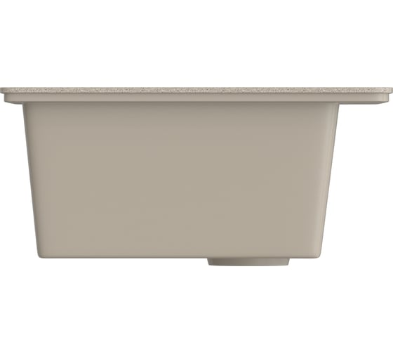 Мойка MIXLINE ML-GMS18 стандарт прямоугольная, песочный 302, 415x490x190 мм 551160