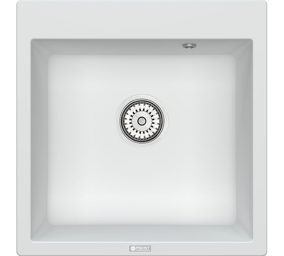 Кухонная мойка Point Арбель 51, белый PN3001W 1