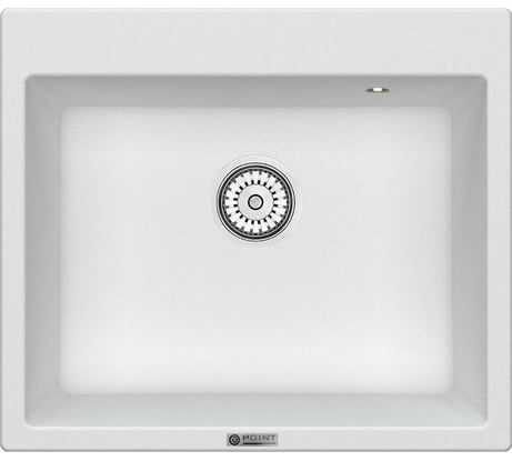 Кухонная мойка Point Бинга 60, белый PN3003W